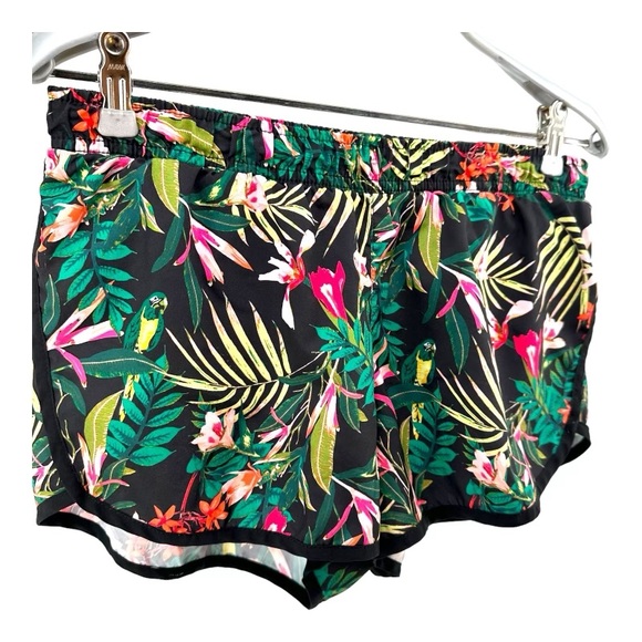 Danskin Active | S Small Tropical Print Athletic Shorts - Picture 3 of 13